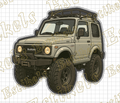Suzuki Samurai Gris Capota Dura